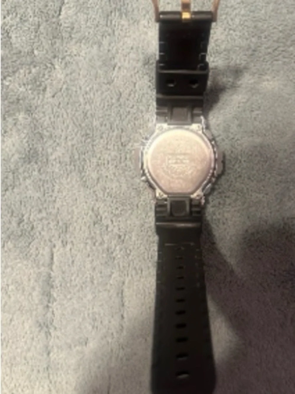 G-Shock Digital Watch with Sparkling Pink Bezel and Black Strap